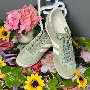 Madden Girl Mint Green and White Sneakers